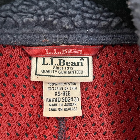 LL Bean Mountain Pile Vest - Picture 4 of 4